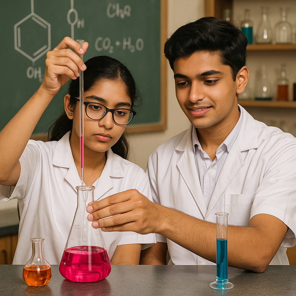 Chemistry Laboratory Students
